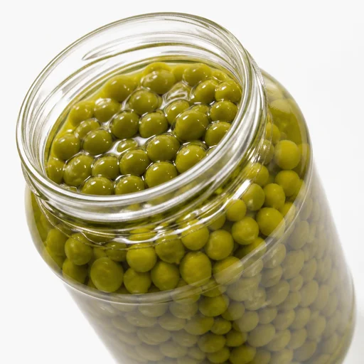 Canned green peas