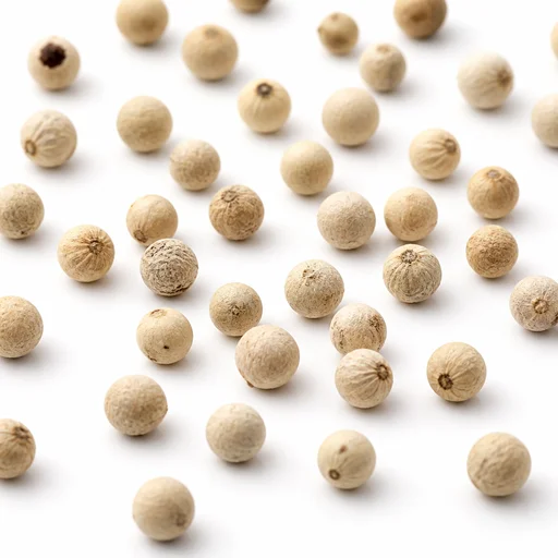 White peppercorns