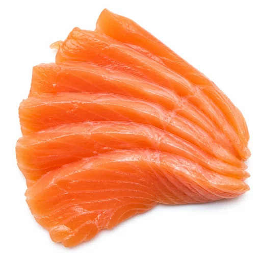 Lightly salted salmon