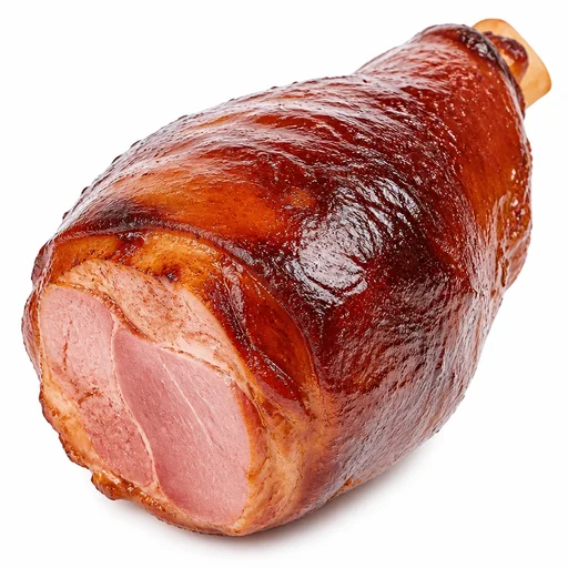 Bone-in smoked ham