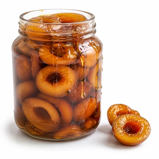 Canned plums