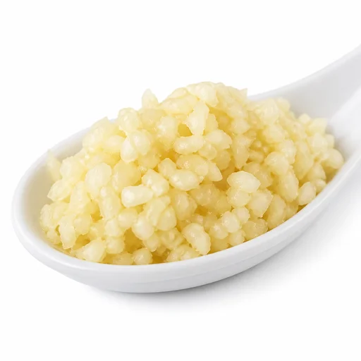 Finely chopped garlic