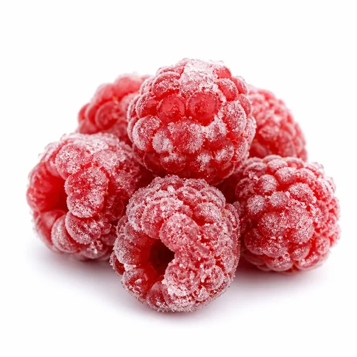 Frozen raspberries