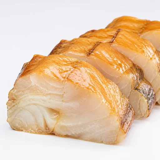 Hot-smoked cod fillet