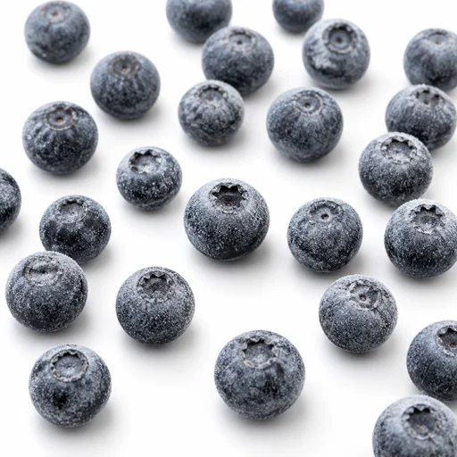 Frozen blueberries