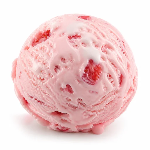 Strawberry ice cream