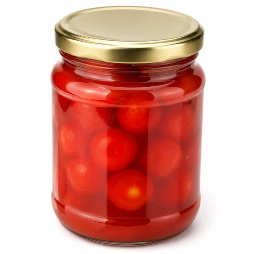 Canned cherry tomatoes