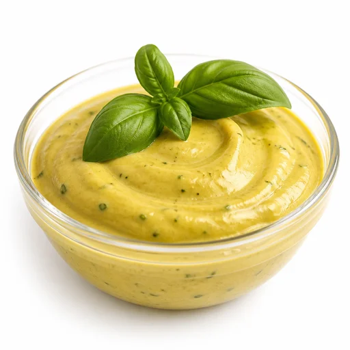 Basil mustard sauce