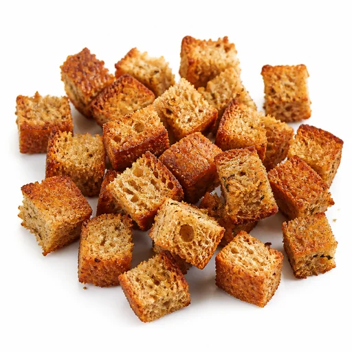 Whole wheat croutons