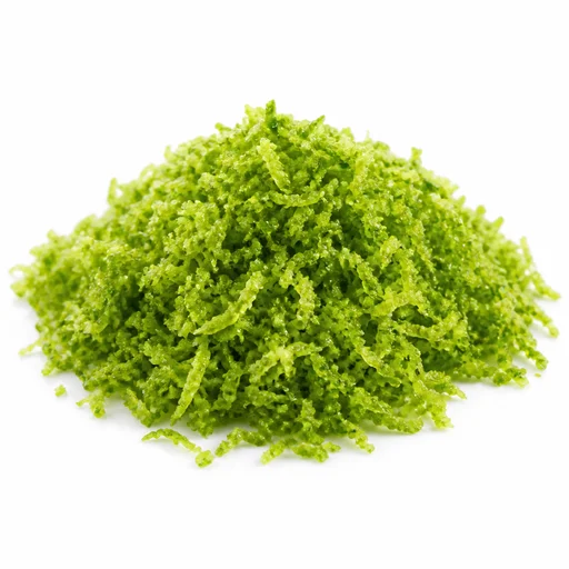 Grated lime zest