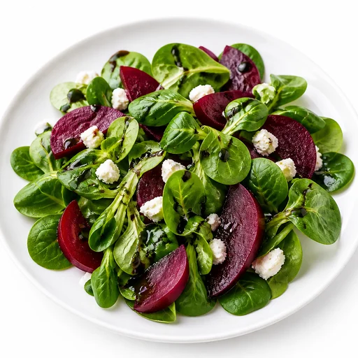 Lamb's lettuce with beetroot mix