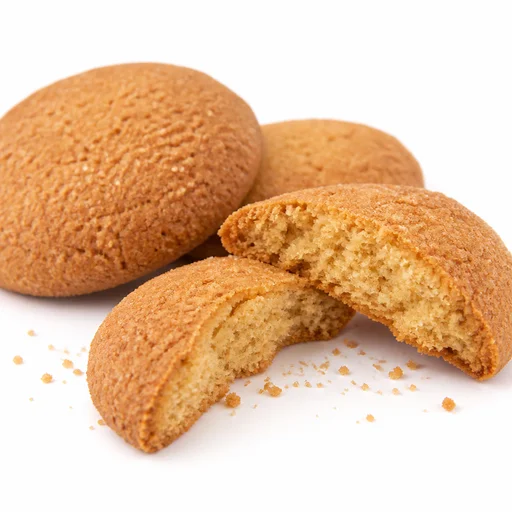 Baked-milk shortbread cookies