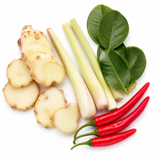 Thai tom kha vegetable and aromatics kit