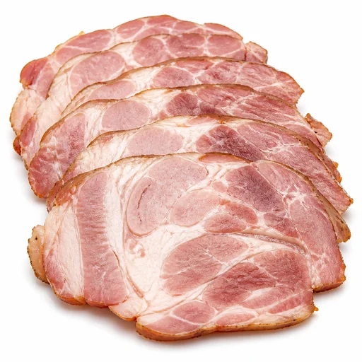 Cooked-smoked pork neck