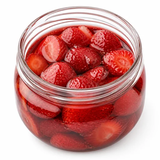 Canned strawberries