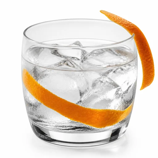 Mandarin zest-infused vodka