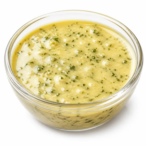 Салатная заправка с чесноком и травами