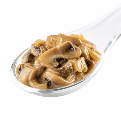 Braised mushrooms