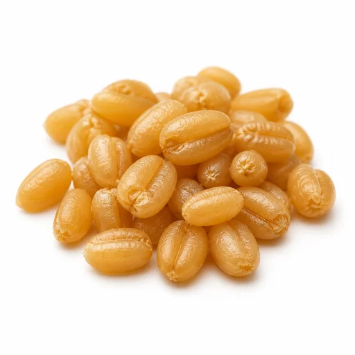 Cooked hulled wheat (mote)