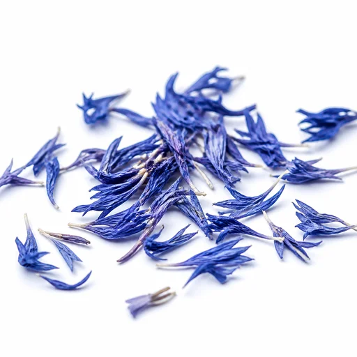 Dried cornflower petals