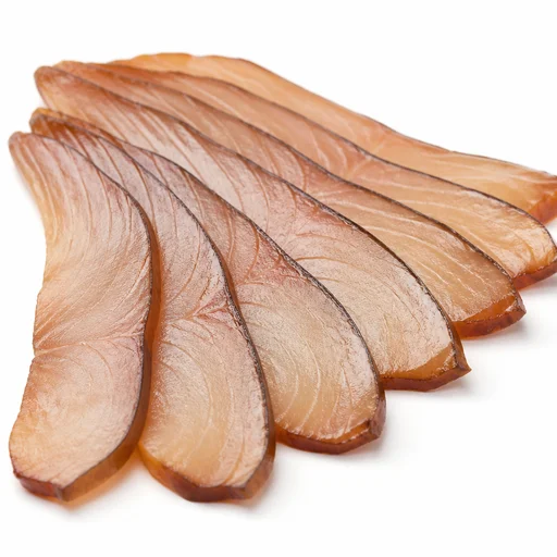 Cold-smoked sturgeon