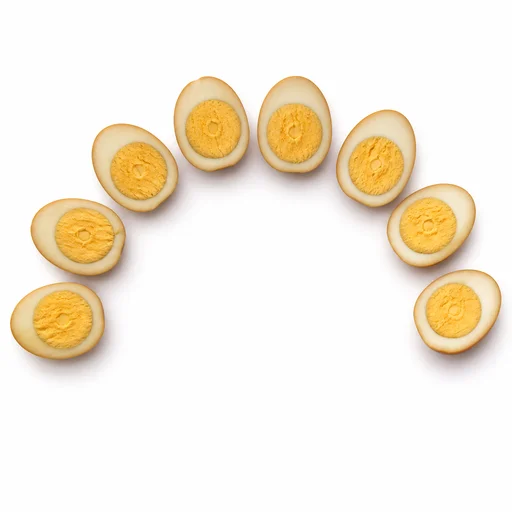 Smoked quail eggs