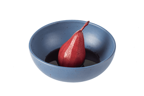 Pears in wine