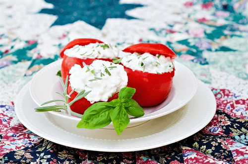 Provencal stuffed tomatoes
