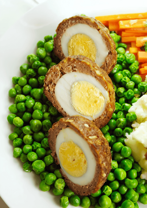Scotch eggs with minced pork