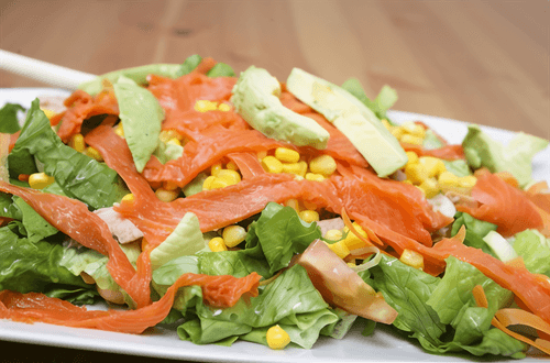 Smoked fish salad