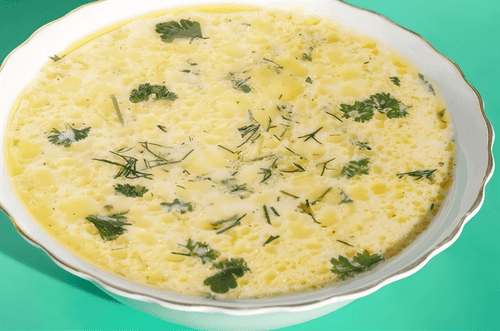 Processed cheese soup