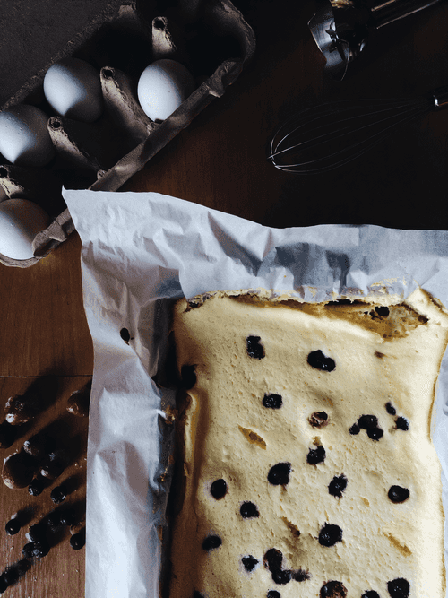 Tender cottage cheese casserole